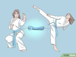 Set of mix martial arts icons. 3 Ways To Earn A Black Belt Wikihow