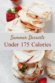 When you need a sugar rush, you'll always have a dessert on hand. 21 Seasonal Summer Sweets You Can Feel Good About Low Calorie Recipes Dessert Low Calorie Desserts Summer Desserts