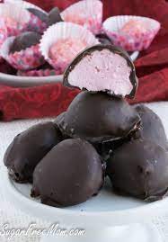 Sugar Free No Bake Raspberry Cheesecake Truffles Recipe Low Carb Candy Raspberry No Bake Cheesecake Sugar Free Recipes
