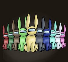 Hey claybuddies ♥ in this video let's make pokemon among us characters and i will also share with you how i attached etal findings and how i make packaging using photoshop. Daily Dose Of Eevee On Twitter There Is An Imposter Among Us Eevee Pokemon