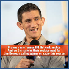 🔗: https://l.cleveland.com/8y8vdi Former NFL Network anchor Andrew  Siciliano, 50, has strong ties to Cleveland because his dad is a native.  Siciliana has called Rams preseason games, Browns regular season games, and  Big