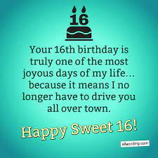 For my niece, happy birthday. Happy Sweet 16 A List Of 16th Birthday Wishes For A Special Young Lady Allwording Com