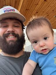 Hangin' with my little buddy