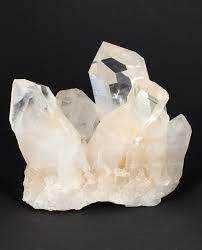 Quartz is a hard, crystalline mineral composed of silicon and oxygen atoms. Quartz Crystal Cluster 4 From Geological Wonders Rock Shop