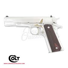 Colt 1991 Government Full Stainless 5 Pistol 9 Rd 38 Super O2071elc2 Omaha Outdoors
