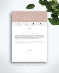 Resume Template 3 Page Cv Template Cover Letter Instant Etsy In 2020 Resume Template Cv Template Cover Letter For Resume