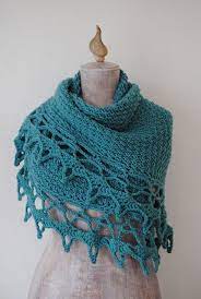 Knitted Shawl With Crochet Edging Knitted Shawls Crochet Edging Knitted