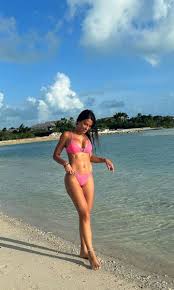 Antonela Rocuzzos best bikini moments with her husband Lionel Messi