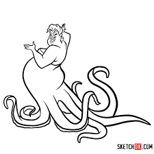 Check spelling or type a new query. How To Draw Ariel Sitting On A Stone The Little Mermaid Sketchok Easy Drawing Guides