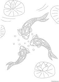 The 10 best koi fish coloring pages for kids: Koi Coloring Pages For Adults 4 Free Coloring Library