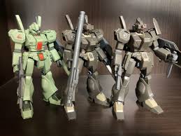 HGUC ジェガンD型　エコーズ仕様　コンロイ機　3機セット　墨入れ完成品