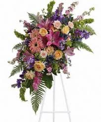 Maybe you would like to learn more about one of these? Crescent Pastel Spray Sympathy In Cleveland Tx Easy Street Florist