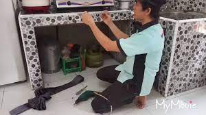Maybe you would like to learn more about one of these? Tutorial Pemasangan Tirai Kolong Meja Dapur Kolong Youtube
