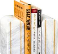 UMAID Handcrafted Marble Bookend Set - Elegant Heavy Duty Stone Book Holders - Premium Decorative and Functional Bookends for Shelves - Perfect for ...