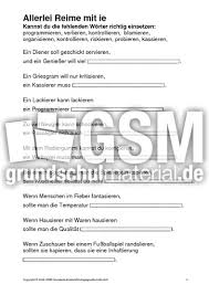 Mit fortgeschrittenen lernern erfinde ich lustige reimsätze. Ab Reime Mit Ie Wortern 2 Worter Mit Ie Rechtschreibfalle Rechtschreibung Deutsch Klasse 3 Grundschulmaterial De