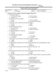 Maybe you would like to learn more about one of these? Terkini Soal Fiqih Kelas 4 Semester 2 Dan Kunci Jawaban