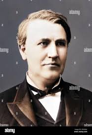 Thomas alva edison portrait hi-res stock photography and images