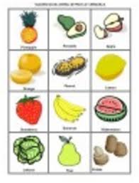 Percepción visual, auditiva y espacial, discriminación visual y auditiva, memoria visual y auditiva, coordinación motriz y habilidades pragmáticas como. Loteria De Frutas Y Verduras Energia Para Crecer