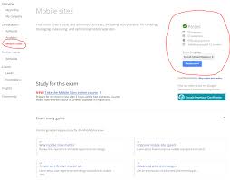 Check spelling or type a new query. Blog Google Partners Launches The New Mobile Sites Certification