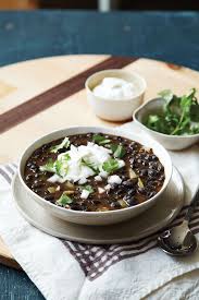 Black Bean Soup From Dried Beans Spicy Black Bean Soup With Chorizo Recipe Instant Pot Recipes Black Bean Soup Bean Soup