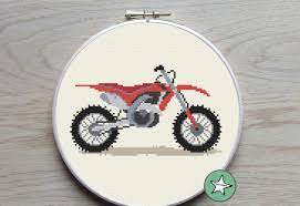 Find the best cars, trucks & motorcycles from hobbylobby.com. Cross Stitch Pattern Dirt Bike Modern Cross Stitch Red Dirt Etsy Stitch Patterns Cross Stitch Modern Cross Stitch