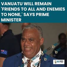 Minister blong Foreign Affairs, Jotham Napat Tudei hemi hand over  priorities with specific instructions, with expected timeliness long DG, ol  Directors mo every staff blong Ministry blong Foreign Affairs.