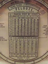 Vintage Pelouze Postal Scale Metal 10 Lb Pounds 1968 Mail
