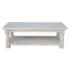 Whether you're hosting a party or just sitting around with a few friends, the international concepts tuscan coffee table will be the focal point of your living room. Tuscan Coffee Table Unfinished Ot 17c