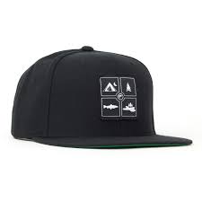 Description Size Fit Premium Quality Fly Fishing Classic 6 Panel Snapback Hat With Flat Brim Hea Fly Fishing Hats Fishing Outfits Fishing Hat