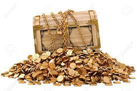 If you are lucky enough, you might just land on a pile of gold! Old Wooden Chest In Chains On A Pile Of Gold Coins Isolated On White Stock Photo Picture And Royalty Free Image Image 13415869