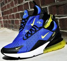 Ebay Sponsored Nike Air Max 270 New Men S Shoes Airmax Sneakers Bv2517 400 Royal Blue Yellow Air Max 270 Nike Air Max Nike Air Huarache