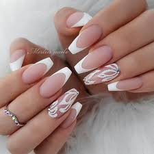 52 Gorgeous Coffin French Tip Nail Designs French Tip Nail