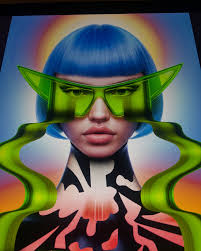 green glasses = emotional support made it. broke it. made it again. process  slides are unhinged show's live at 1pm CST come witness the spiral