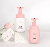 New 300ml Recycled Foam Pump Bottle Support Custom Face Wash Soap Packaging  Special Round Shape Foaming Bottle