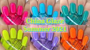 I read a lot of the reviews and therefor didn't expect much. China Glaze Summer 2021 Swatch Review Youtube