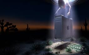Hd Wallpaper Apple Alien Welcome Imac G Series Desert Background Wallpaper Flare