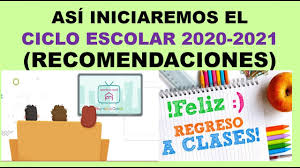 Soy Docente Asi Iniciaremos El Ciclo Escolar 2020 2021 Recomendaciones Youtube