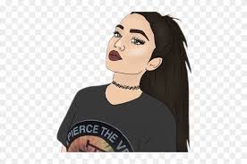Long straight hairstyles tumblr girl with long straight hair drawing. 28 Collection Of Girl Drawing Images Cute Tumblr Girl Drawings Free Transparent Png Clipart Images Download