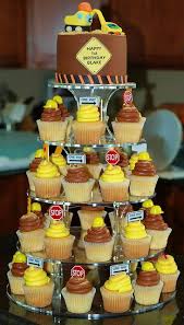 Theme Birthday Cupcake Ideas For Boys Frontloader Trucks Birthday Party Dump Truck Birthday Party Construction Theme Birthday Party