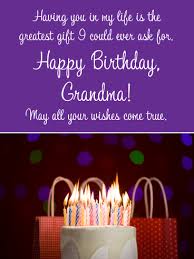 Happy Birthday Message For Your Grandma The Greatest Gift Happy Birthday Wishes Card For Grandmother Birthday Greeting Cards By Davia In 2020 Happy Birthday Wishes Cards Happy Birthday Wishes Birthday Wishes Cards