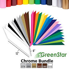 24 Sheets 6 Colors 4 Color Greenstar Craft Sign Vinyl 6