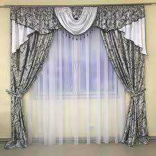You can always combine sheer curtains with another type of window treatment to ensure a higher level of privacy or light control. Buy Modern European Curtains For The Hall Living Room Bedroom Children S Room Kitchen For Windows Solid Albo 150x270cm 2pcs And Lambrequin At Affordable Prices Free Shipping Real Reviews With Photos Joom
