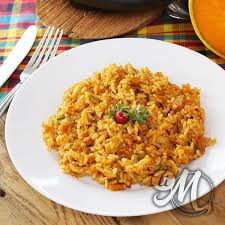Riz A La Citrouille Et A La Saucisse Fumee Facon Riz Gras Recette En 2020 Riz Gras Saucisses Fumees Riz