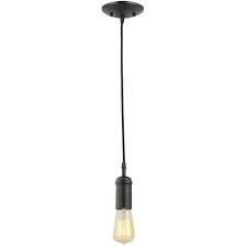 For something truly unique, be sure to check out our stylish and affordable custom pendant lights, available in thousands of exclusive giclee printed patterns only at lamps plus. Globe Electric 1 Light Vintage Edison Matte Black Mini Pendant 64906 The Home Depot