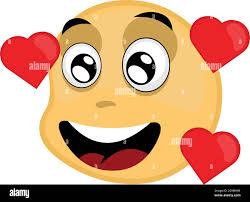 Emoticon in love hi-res stock photography and images - Alamy