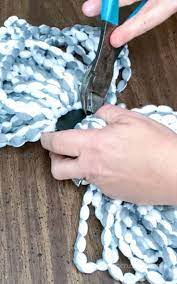 Diy Gnome Ornament Using A Mop Head Https Www Southerncrushathome Com Diy Gnome Ornament In 2021 Diy Gnomes Gnome Ornaments Diy Dollar Store Crafts