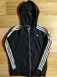 Black And White Adidas Hoodie Adidas Climacool Womens Hoodie Tracksuit Top Jacket Hooded Black White Hoodies Womens Tracksuit Tops Jacket Tops