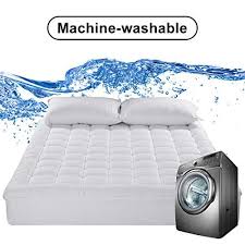 Freelife Queen Mattress Pad Cover Cooling Mattress Topper Cotton Top Pillow Top Ultra Soft Overfilled With Deep Pocket Classic All4hiking Com Queen Mattress Size Mattress Pad Cover Pillow Top Mattress Pad