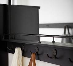 Here are 37 great entryway mirror designs & ideas that your guests will remember. Aubrey Entryway Mirror With Hooks Black Pottery Barn