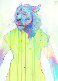 Lsd Tiger Rave Gif Find On Gifer #art #sketchbook spread #tiger drawing. lsd tiger rave gif find on gifer
